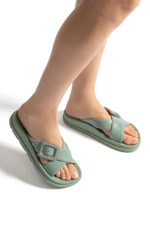  Match Kadın Terlik Yeşil 35/40