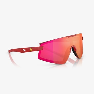  Scuderia Ferrari Injected Erkek Kırmızı Güneş Gözlüğü