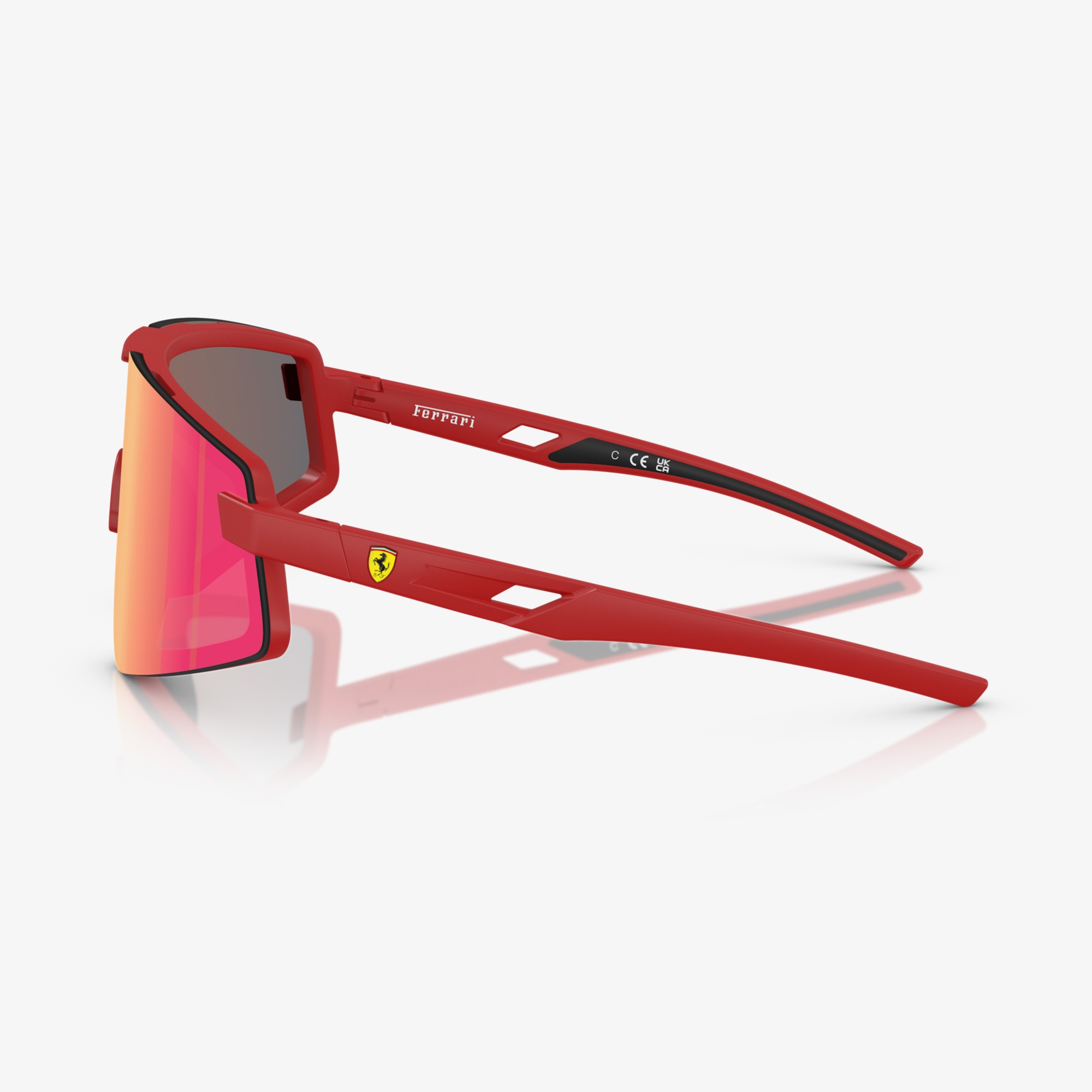 Scuderia Ferrari Injected Erkek Kırmızı Güneş Gözlüğü