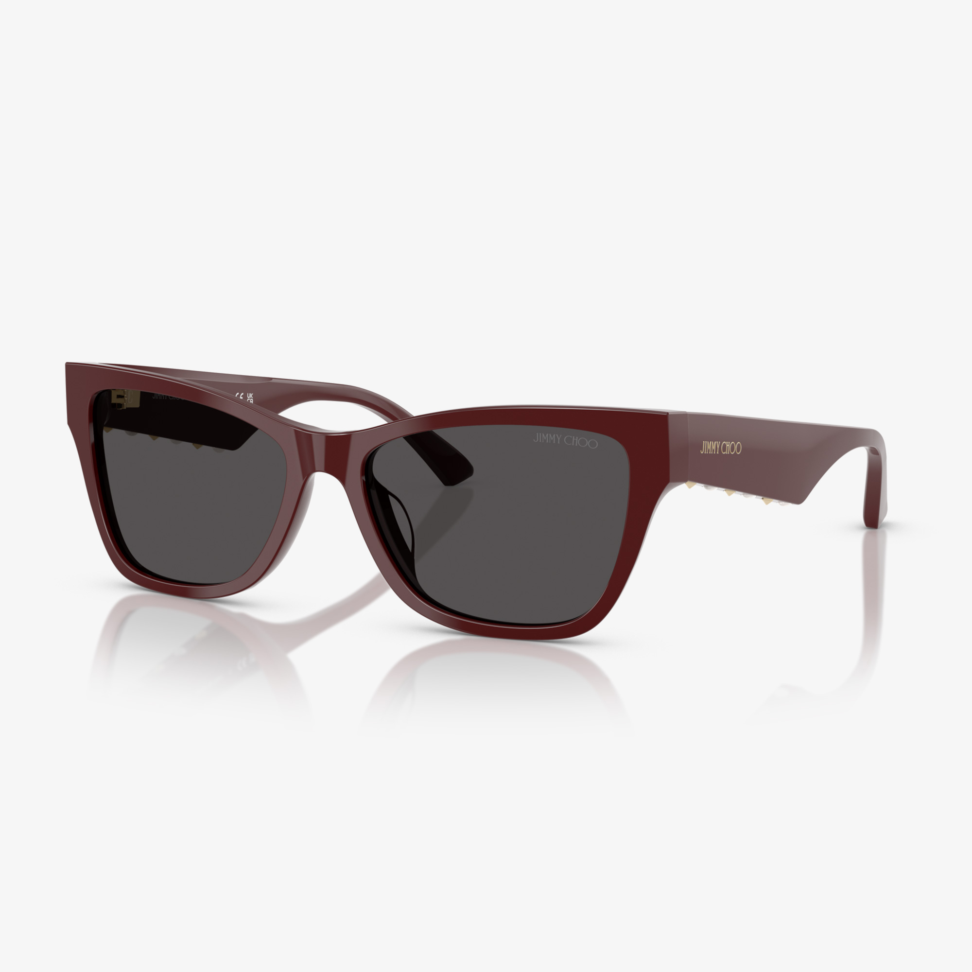  Jimmy Choo Acetate Kadın Kırmızı Güneş Gözlüğü