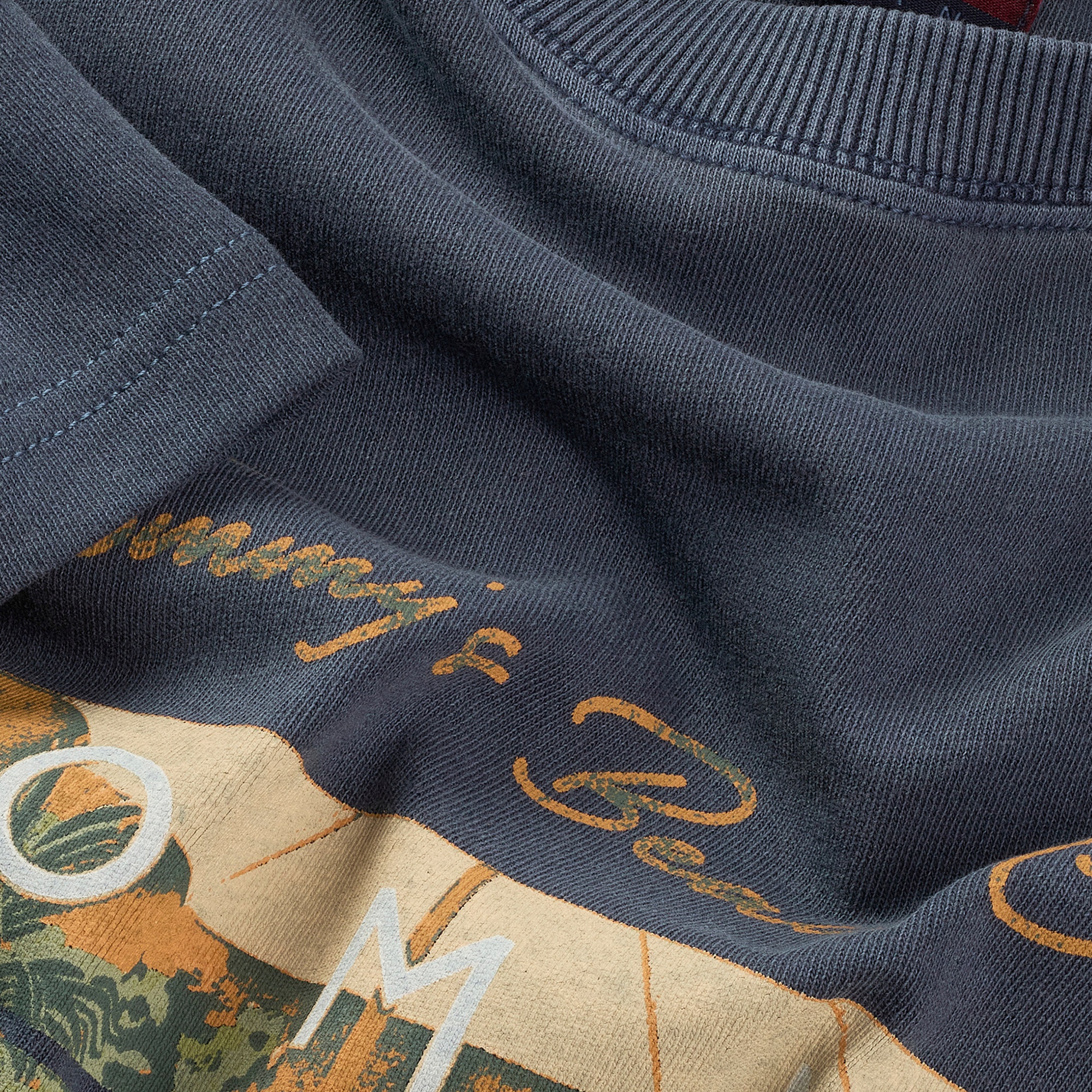 Tommy Jeans Beach Club Graphic Erkek Mavi T-Shirt