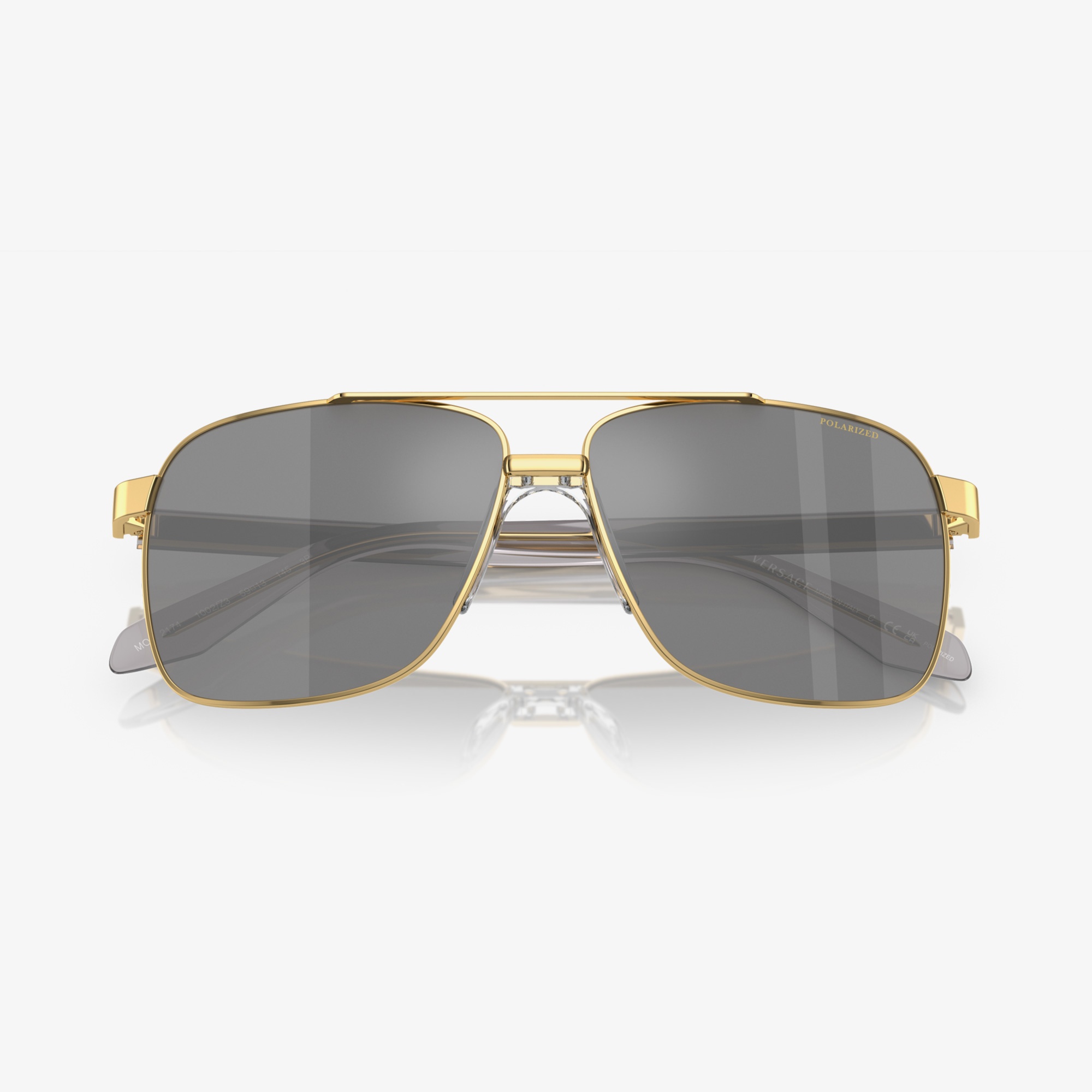 Versace VE2174 Erkek Altın Rengi Güneş Gözlüğü