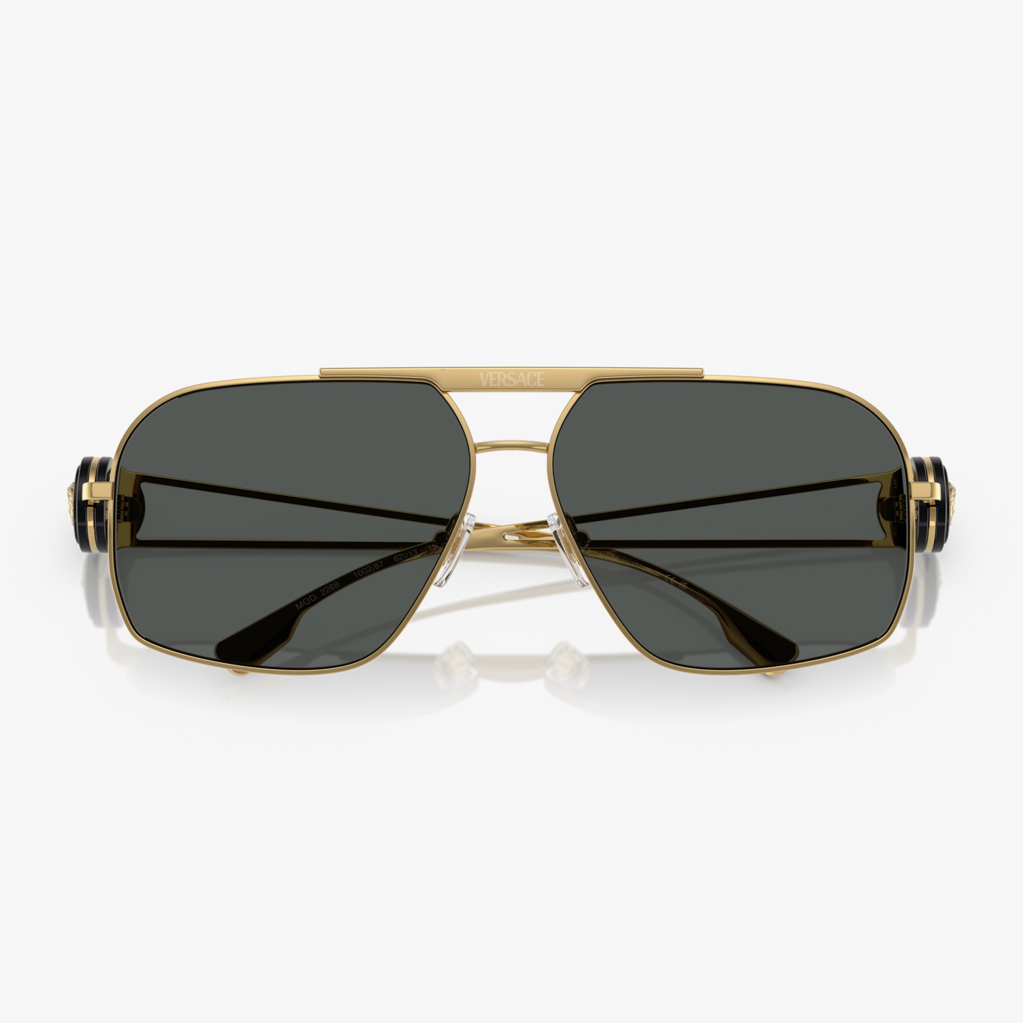 Versace VE2269 Erkek Altın Rengi Güneş Gözlüğü