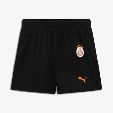  Puma Galatasaray Sk 2024-25 Çocuk Siyah Futbol Şortu