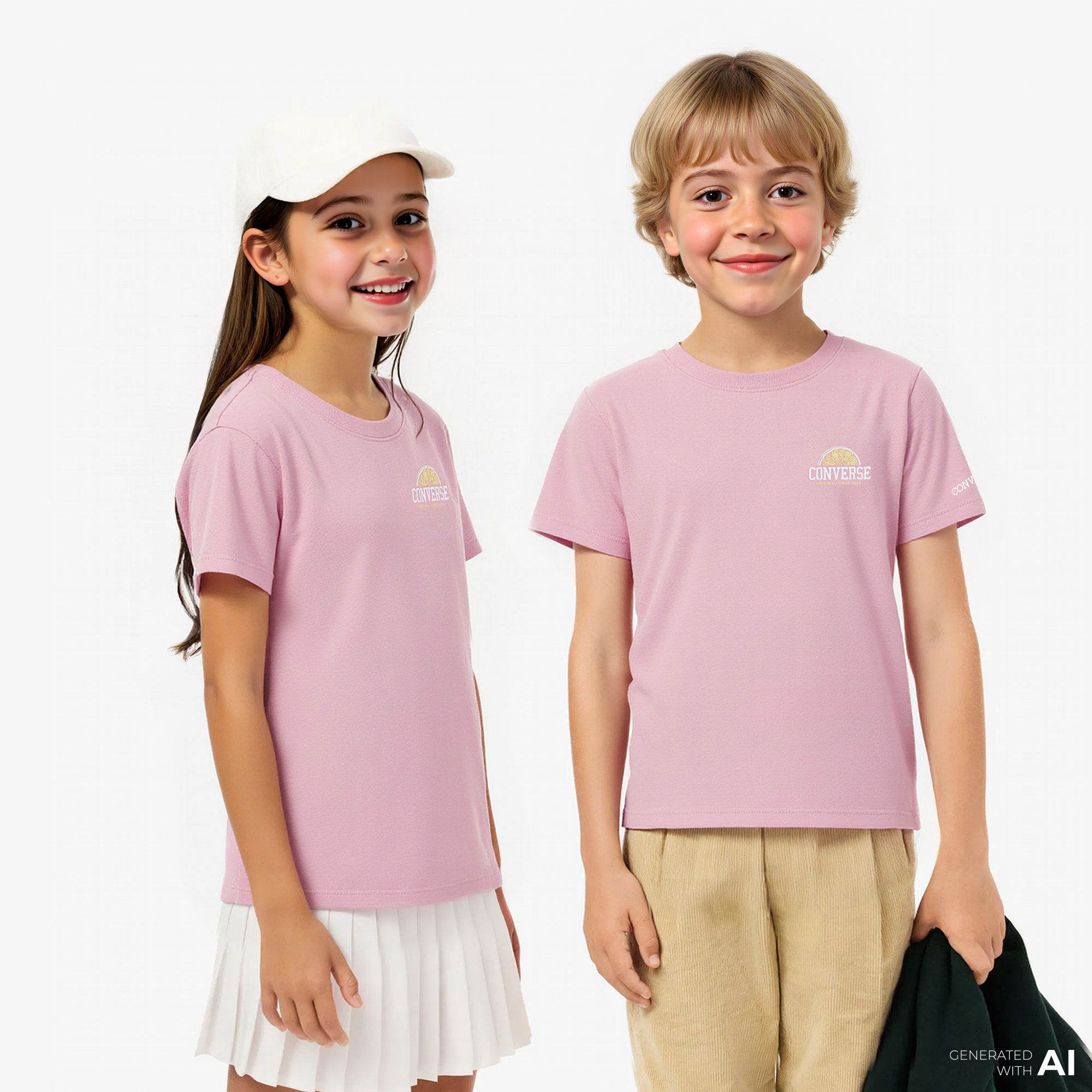  Converse Çocuk Pembe T-Shirt