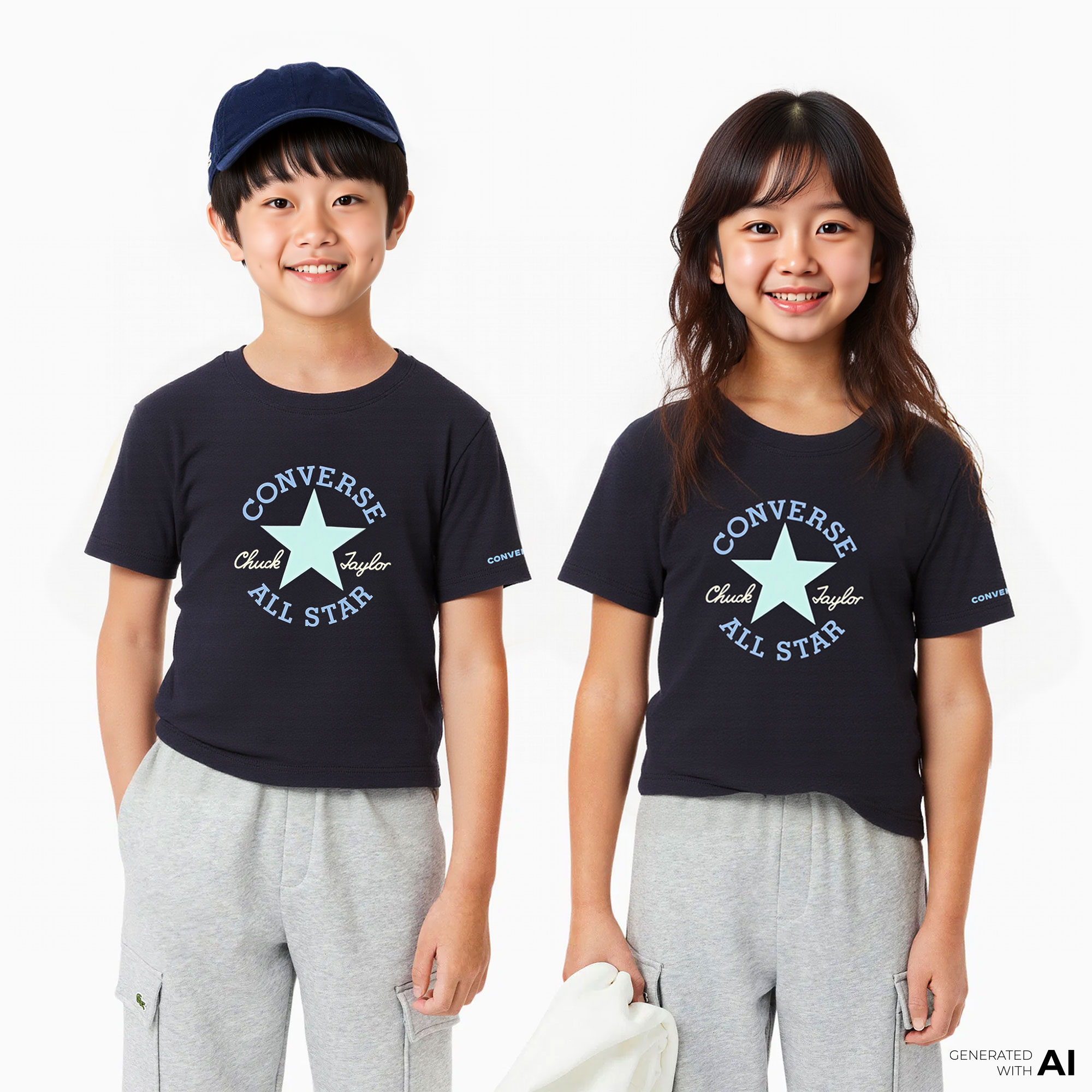  Converse Chuck Taylor Çocuk Siyah T-Shirt