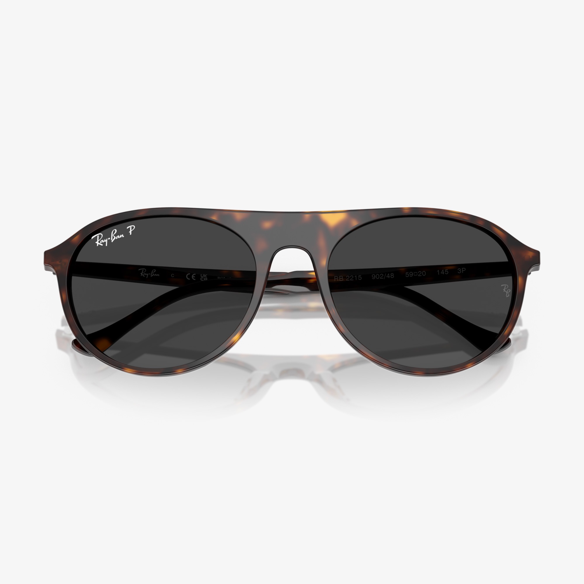Ray-Ban RB2215 Unisex Kahverengi Güneş Gözlüğü