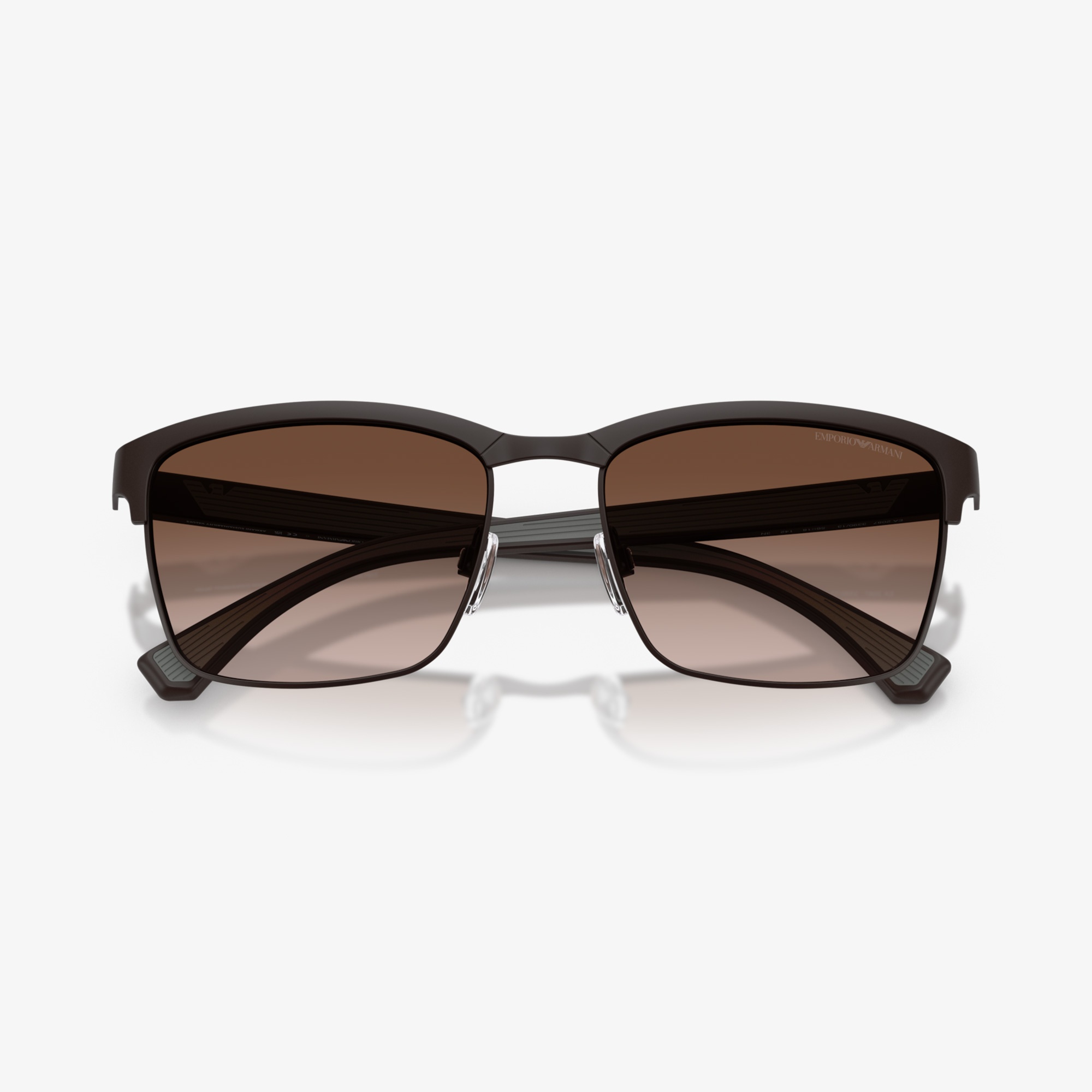 Emporio Armani EA2087 Erkek Koyu Kahverengi Güneş Gözlüğü