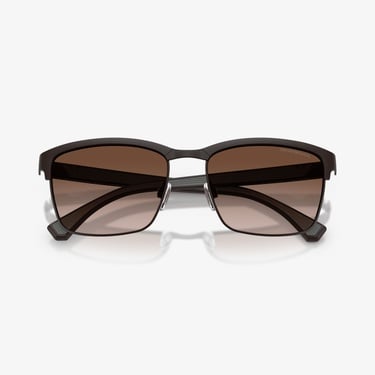  Emporio Armani EA2087 Erkek Koyu Kahverengi Güneş Gözlüğü
