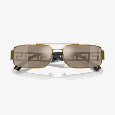 Versace VE2257 Erkek Altın Rengi Güneş Gözlüğü