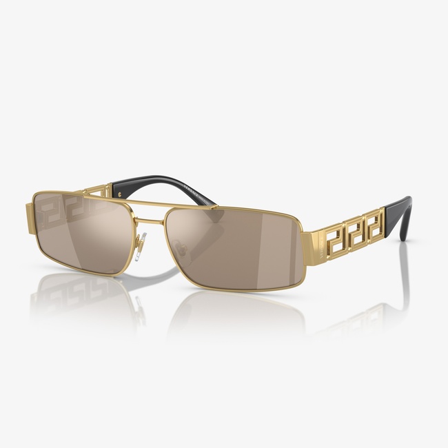  Versace VE2257 Erkek Altın Rengi Güneş Gözlüğü