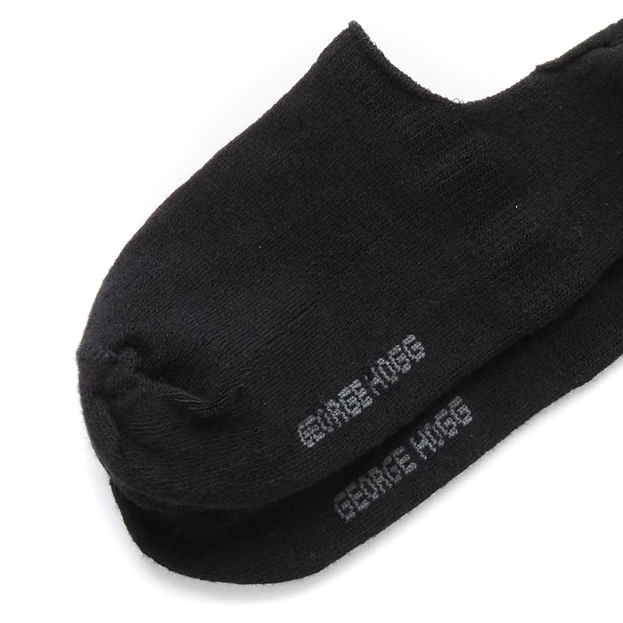 George Hogg Erkek 2li Siyah Bambu Babet Çorap Seti