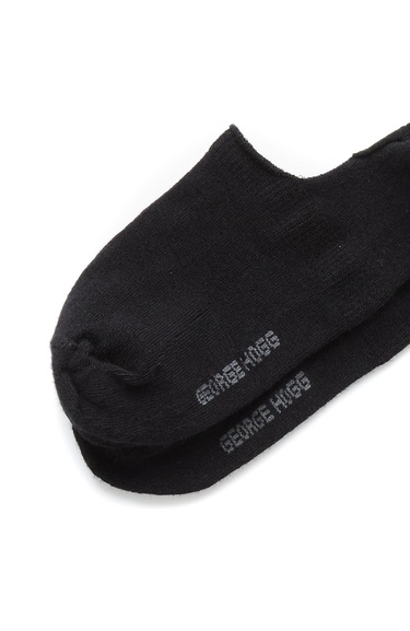  George Hogg Erkek 2li Siyah Bambu Babet Çorap Seti