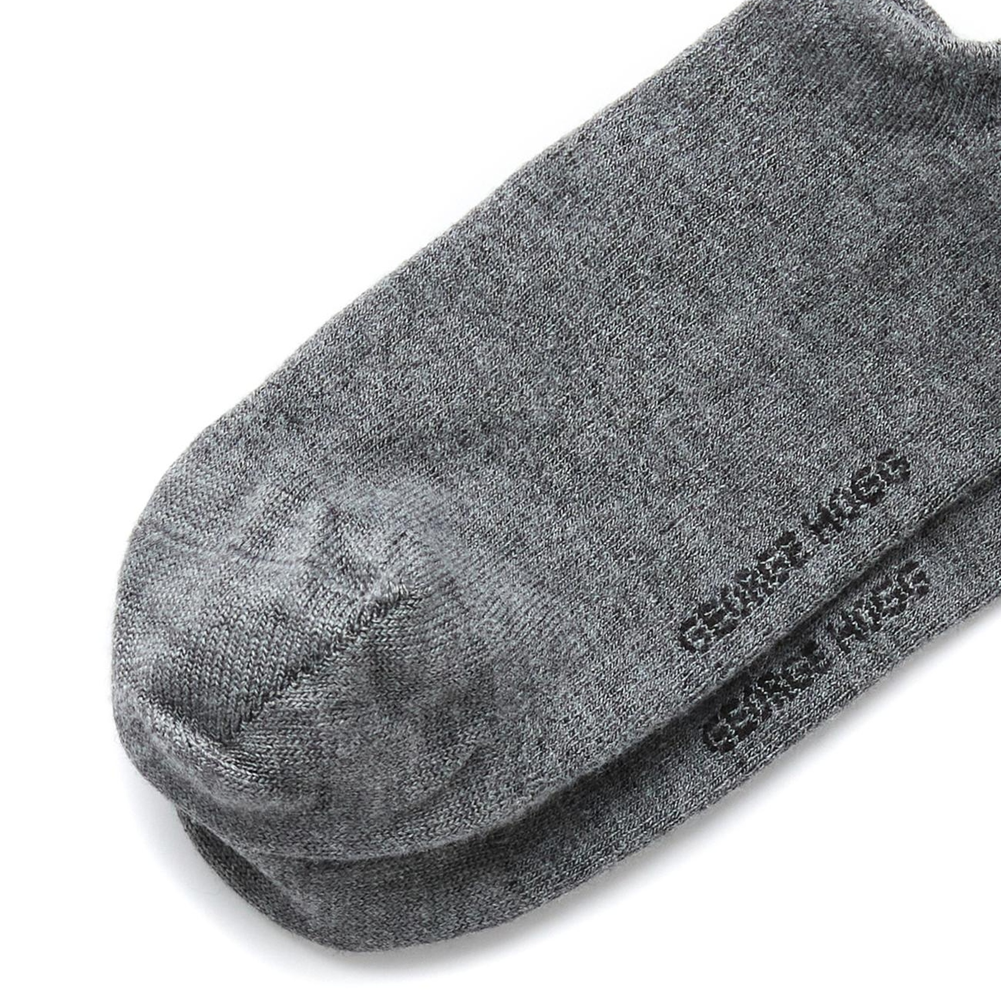 George Hogg Erkek 2li Antrasit Gri Bambu Sneaker Çorap Seti