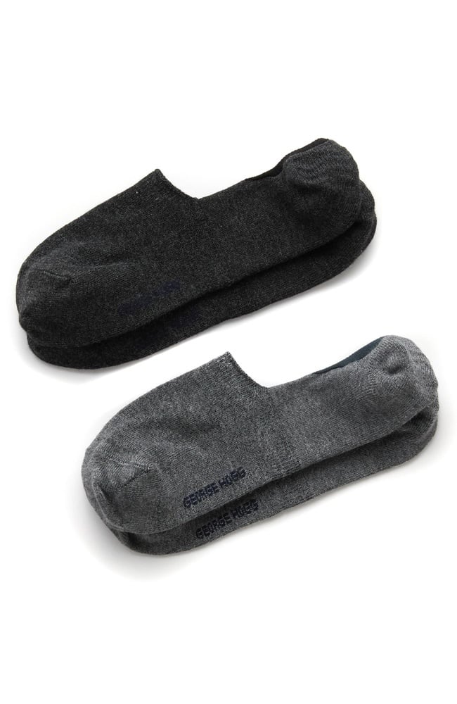  George Hogg Erkek Antrasit Gri 2li Bambu Çorap Seti
