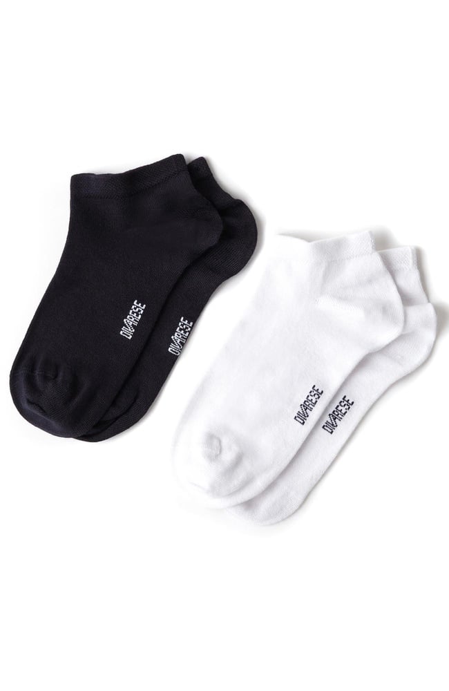  Divarese Erkek Lacivert Beyaz 2li Bambu Çorap Seti