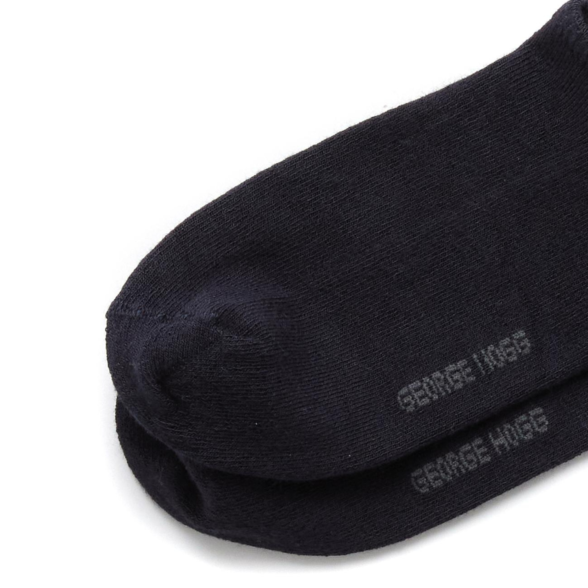 George Hogg Erkek Lacivert-Beyaz 2'Li Çorap Set