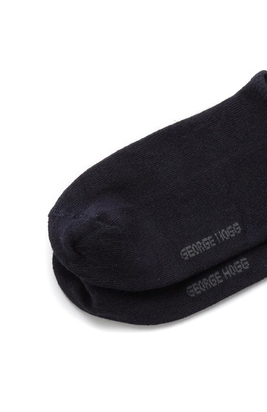  George Hogg Erkek Lacivert-Beyaz 2'Li Çorap Set