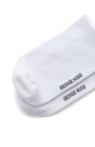  George Hogg Erkek Lacivert-Beyaz 2'Li Çorap Set