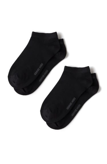  George Hogg Erkek Siyah Lacivert 2li Bambu Çorap Seti