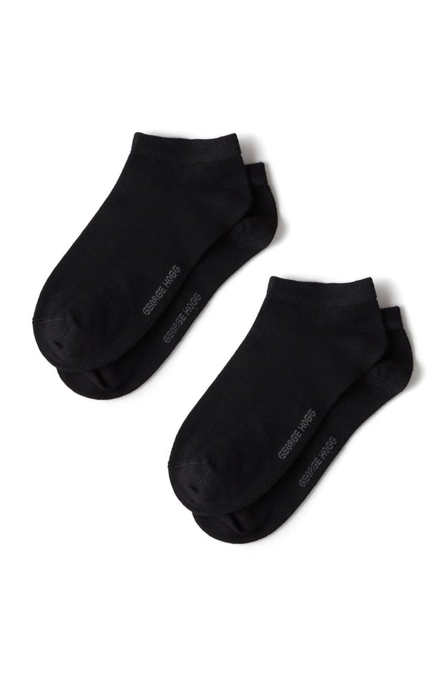  George Hogg Erkek Siyah Lacivert 2li Bambu Çorap Seti