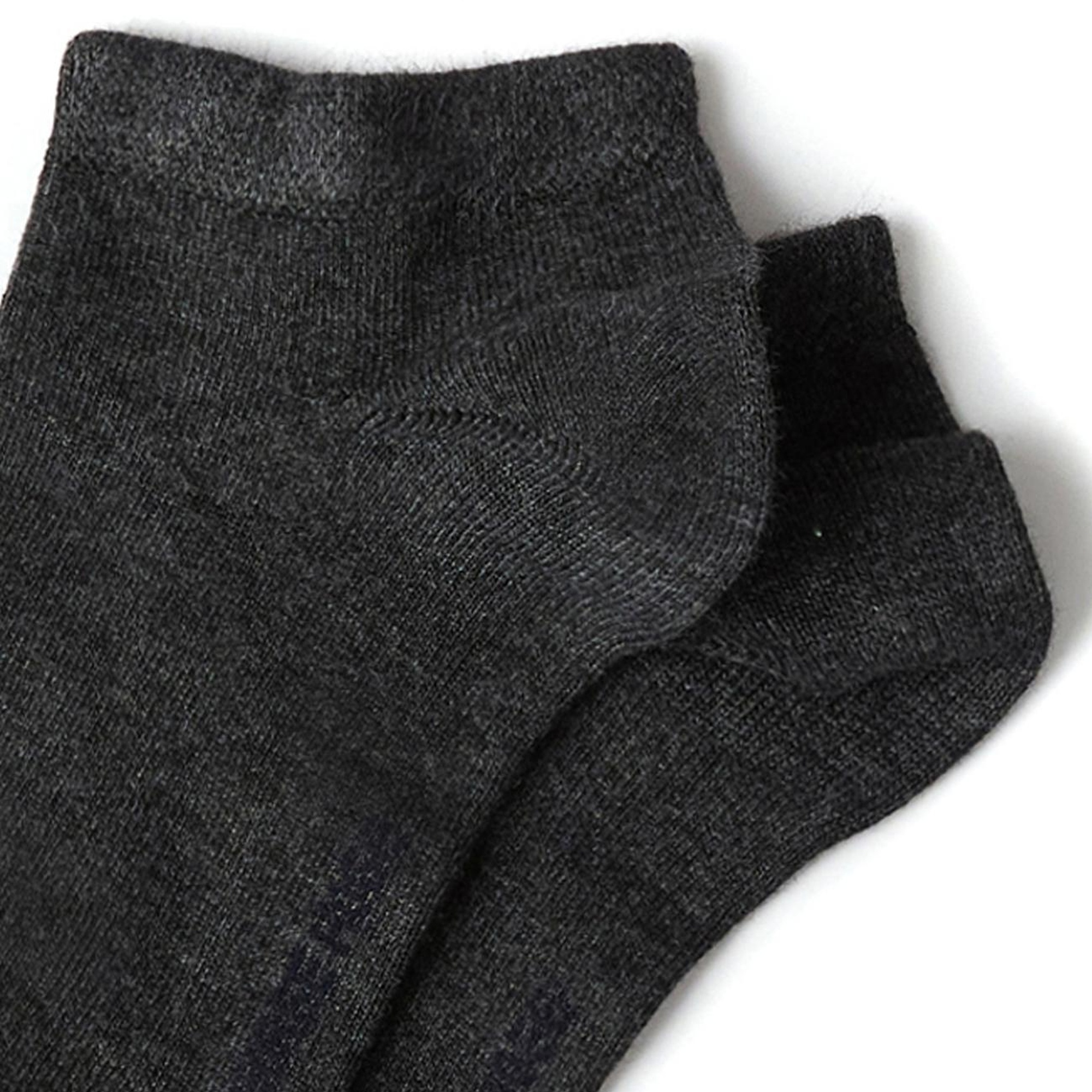 George Hogg Erkek 2li Antrasit Gri Bambu Patik Çorap Seti