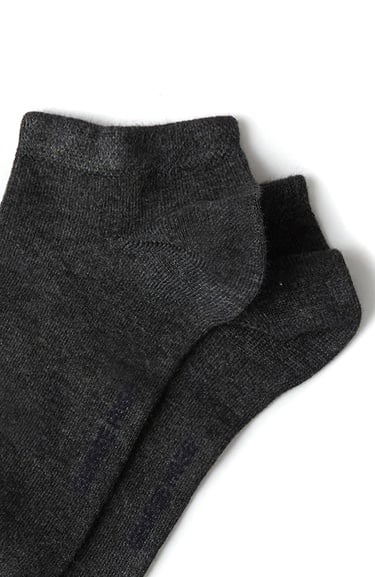  George Hogg Erkek 2li Antrasit Gri Bambu Patik Çorap Seti