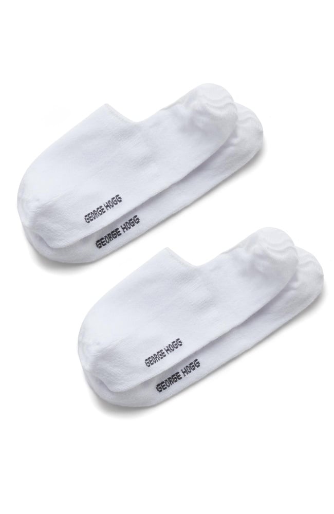  George Hogg Erkek Beyaz 2'Li Çorap Set
