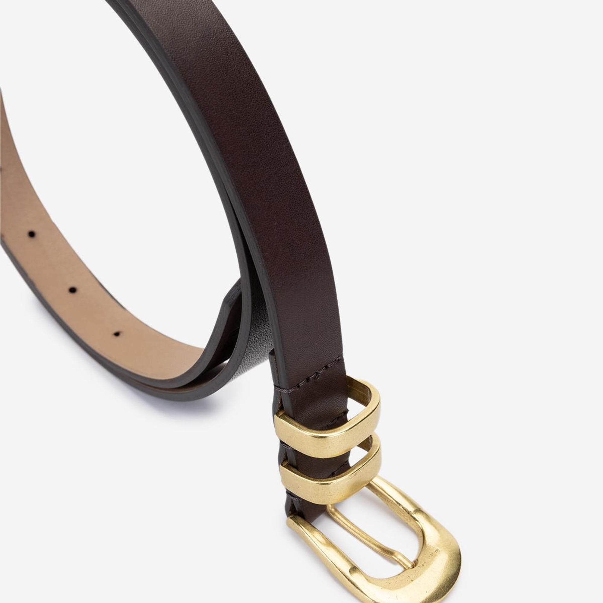 Valmenti Kadın Hakiki Deri Kahverengi Kemer