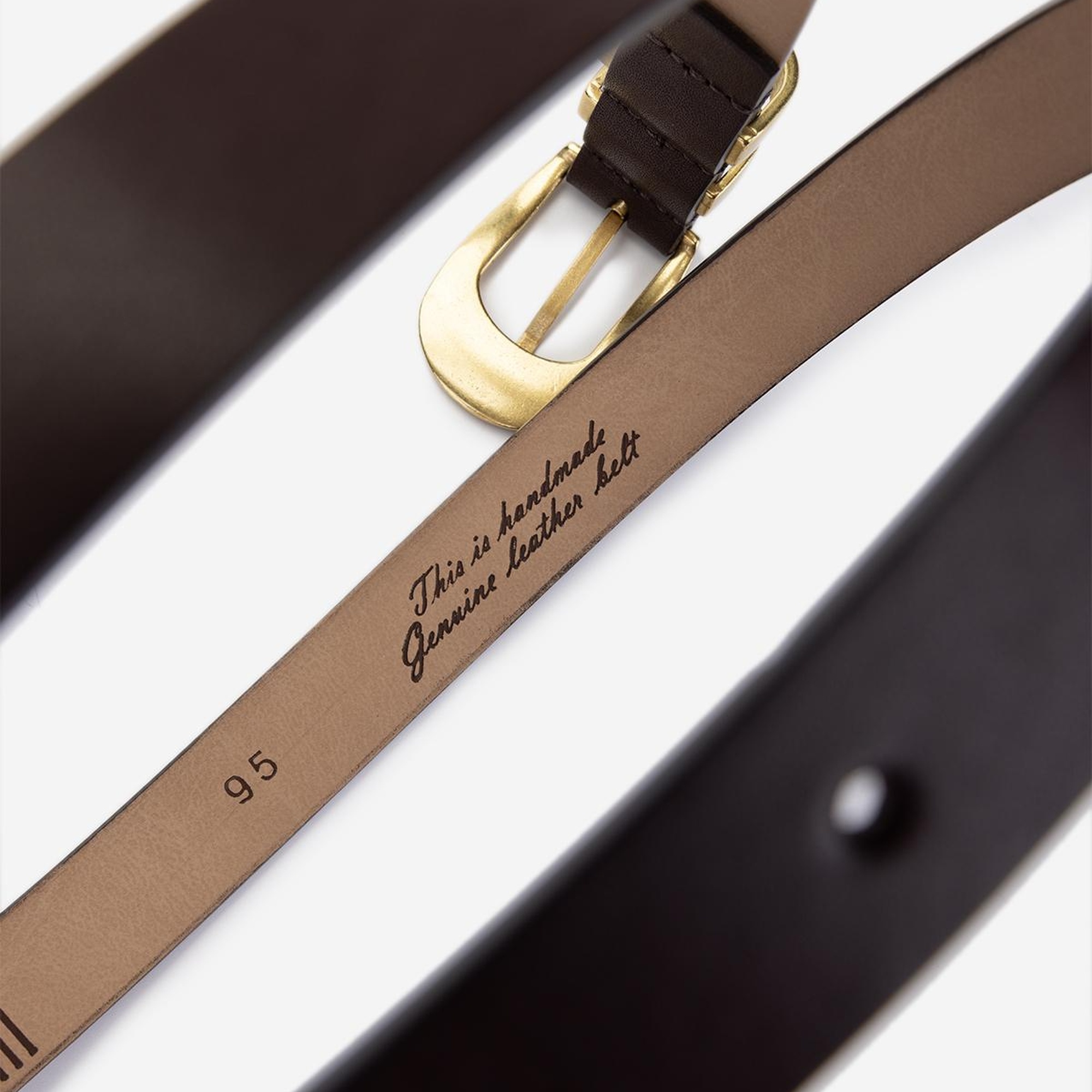 Valmenti Kadın Hakiki Deri Kahverengi Kemer