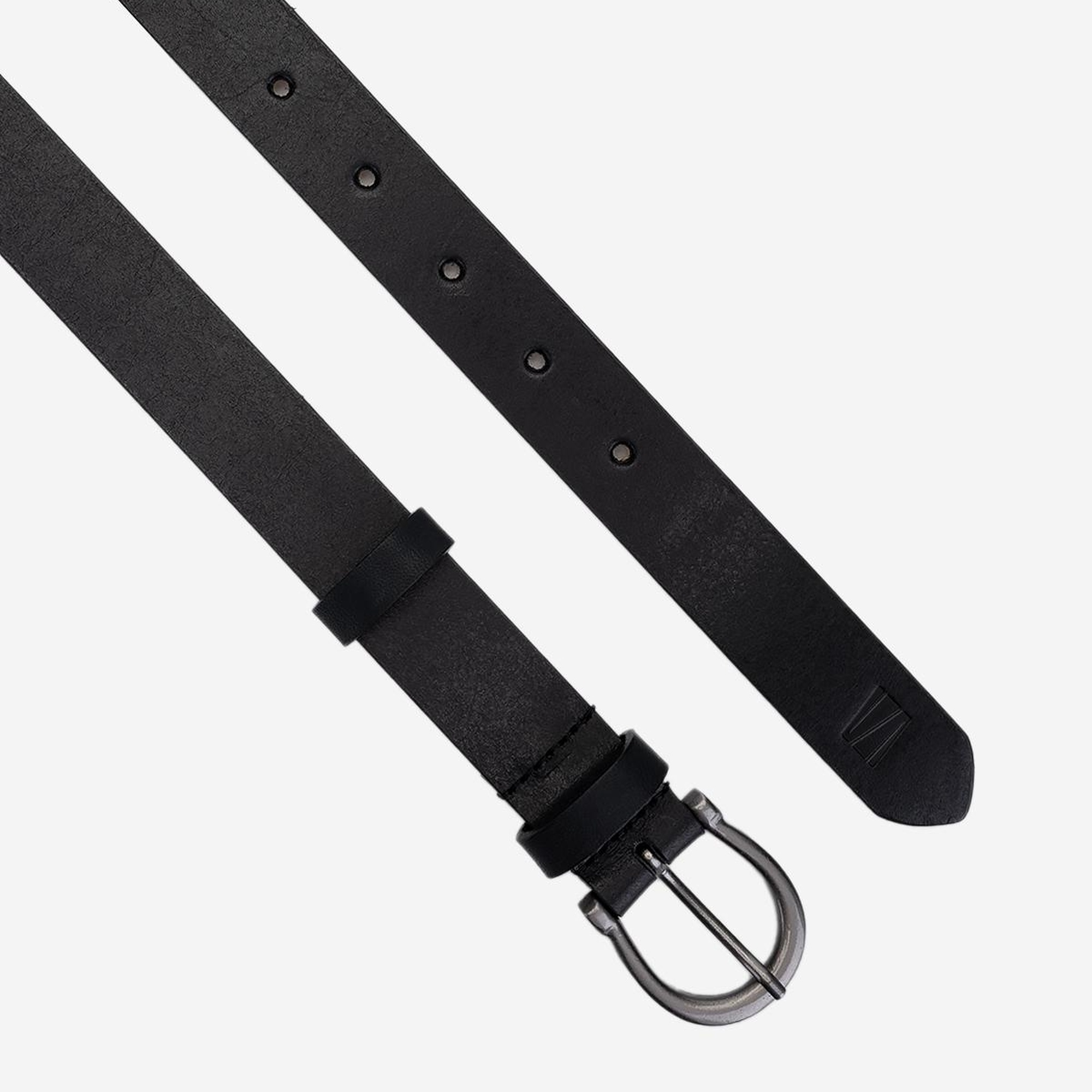 Valmenti Kadın Hakiki Deri Siyah Deri Kemer