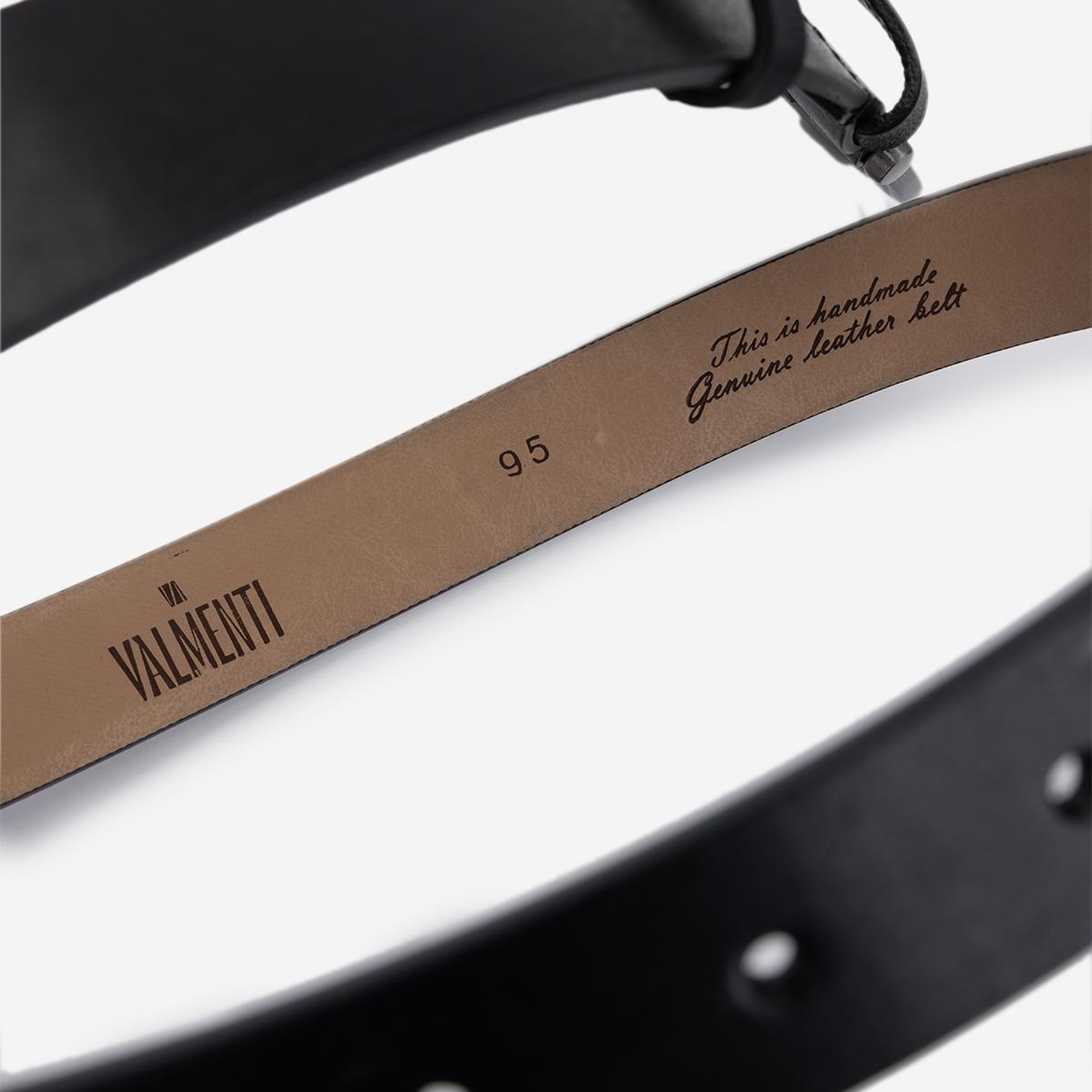 Valmenti Kadın Hakiki Deri Siyah Deri Kemer