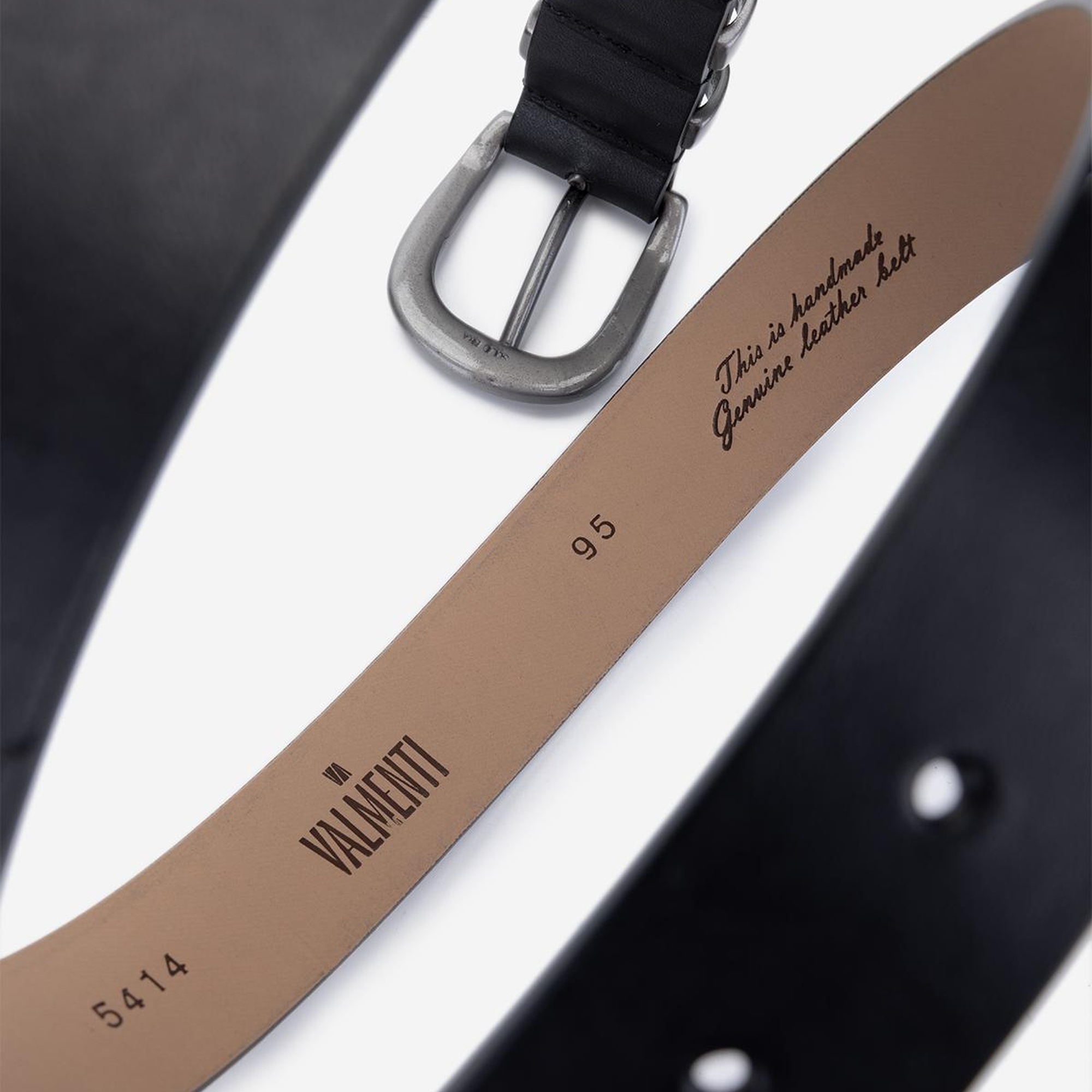 Valmenti Kadın Hakiki Deri Siyah Deri Kemer