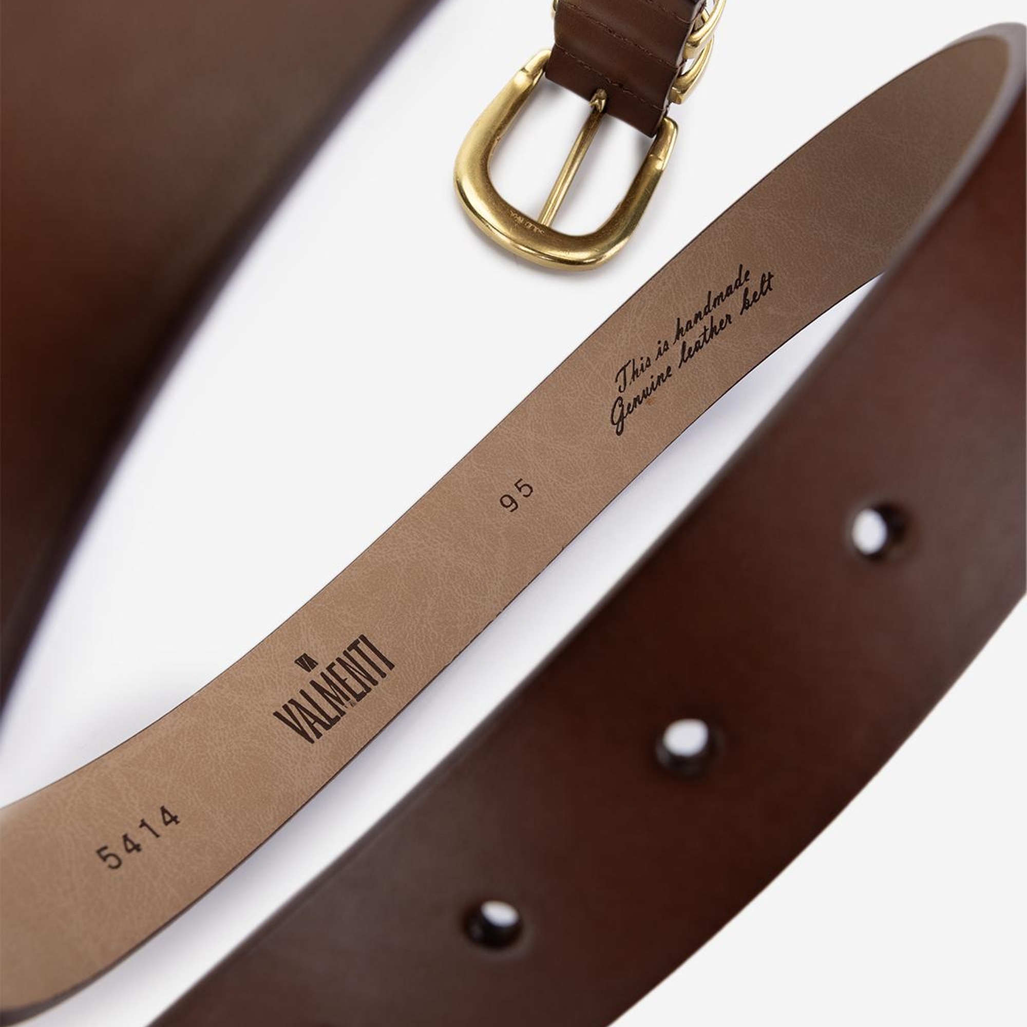 Valmenti Kadın Hakiki Deri Taba Deri Kemer