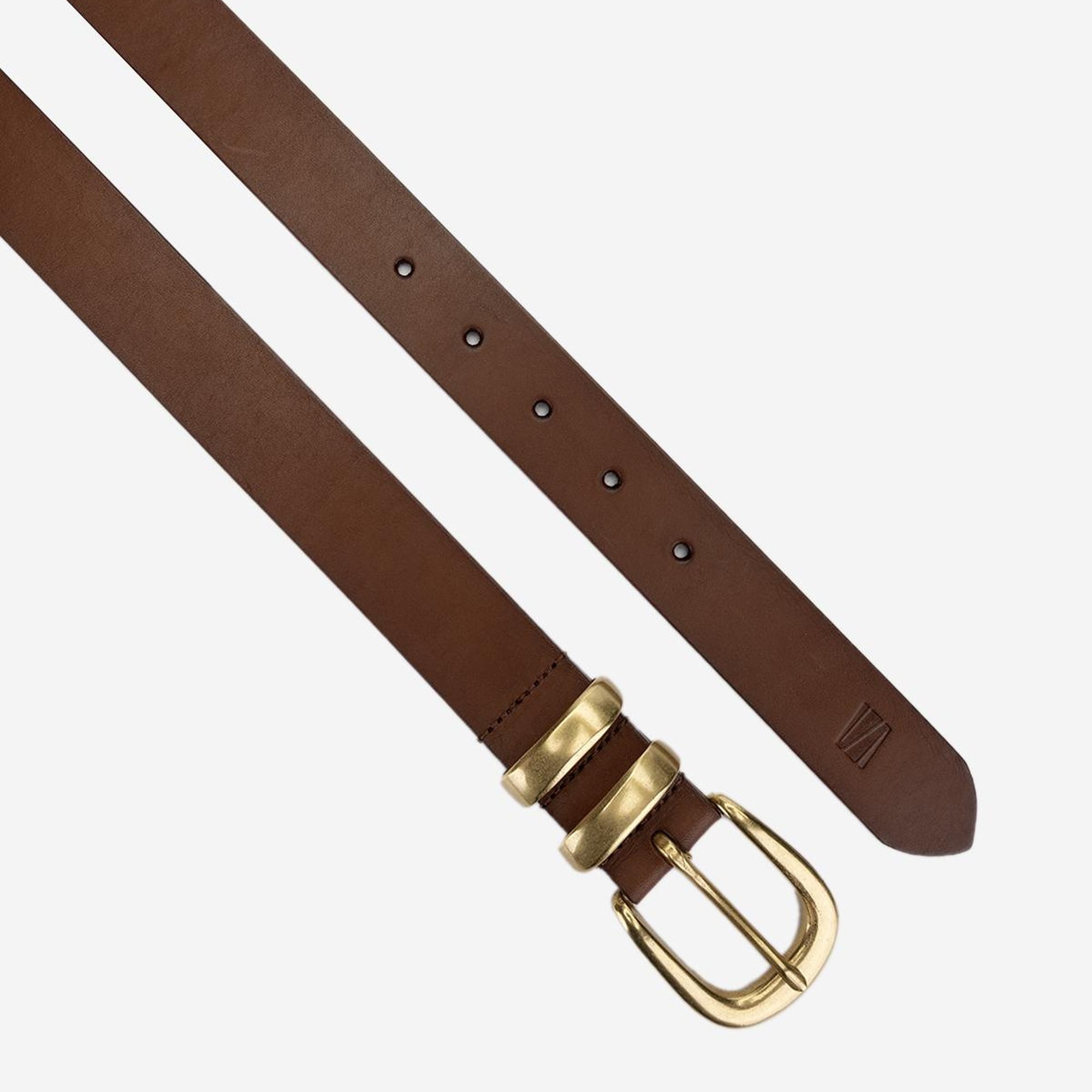 Valmenti Kadın Hakiki Deri Taba Deri Kemer