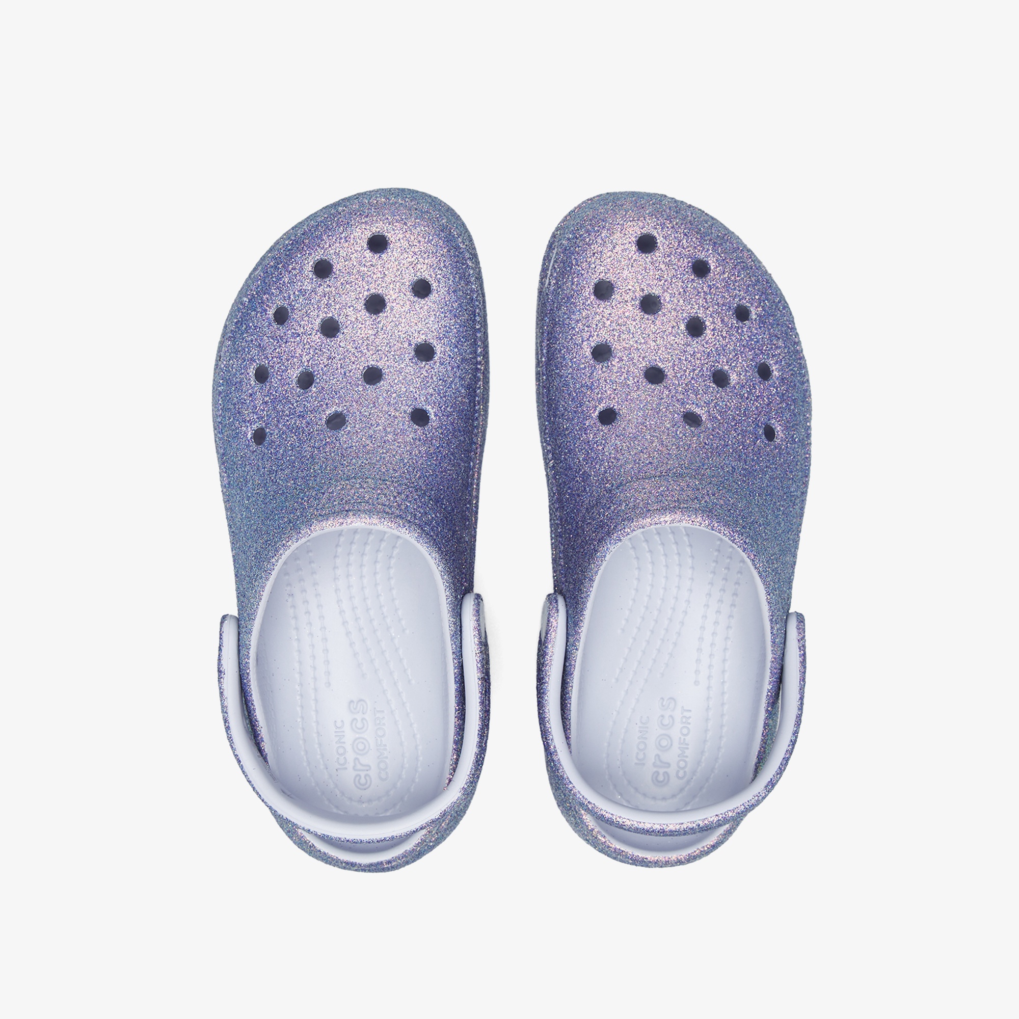 Crocs Platform Irid Glitter Kadın Mor Terlik
