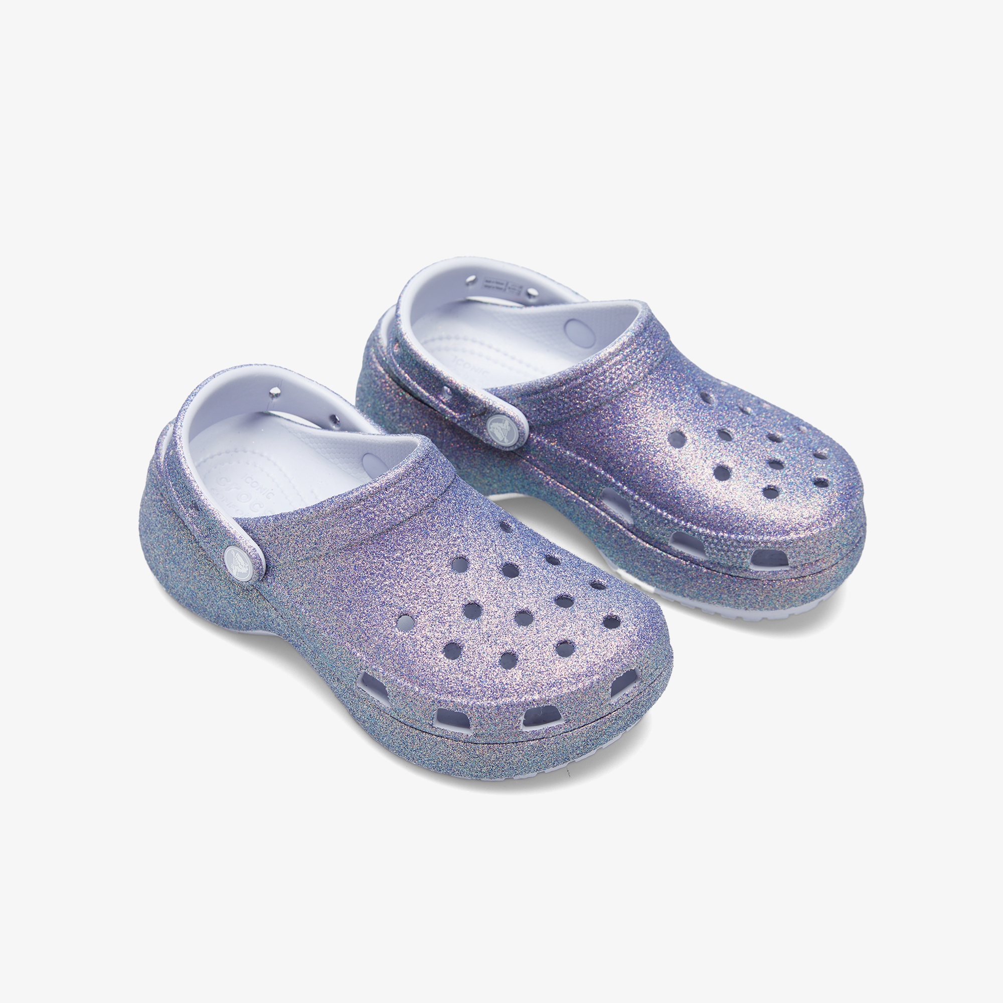 Crocs Platform Irid Glitter Kadın Mor Terlik