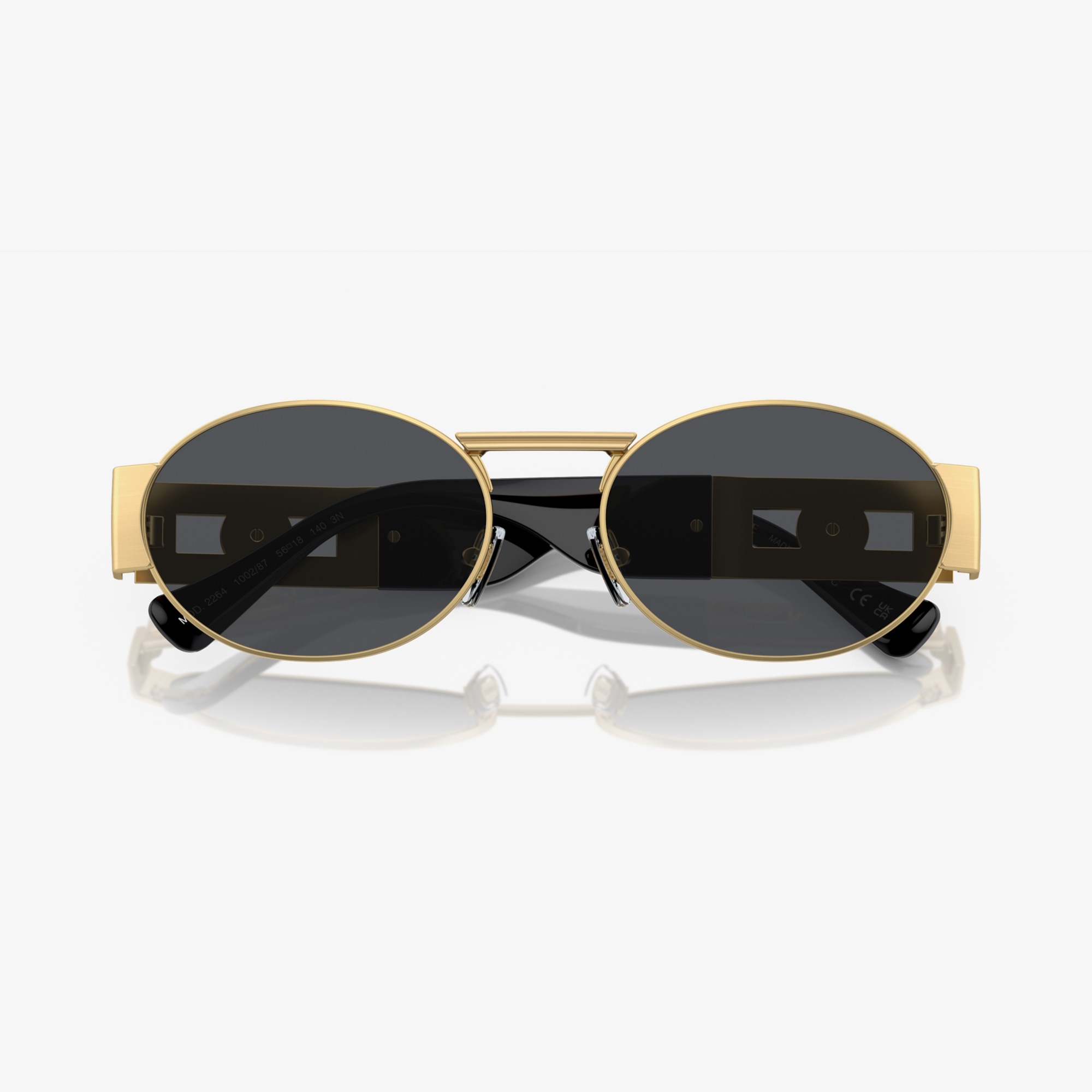 VERSACE 0VE2264 Unisex Altın Rengi Güneş Gözlüğü