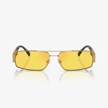  VERSACE 0VE2257 Erkek Altın Rengi Güneş Gözlüğü