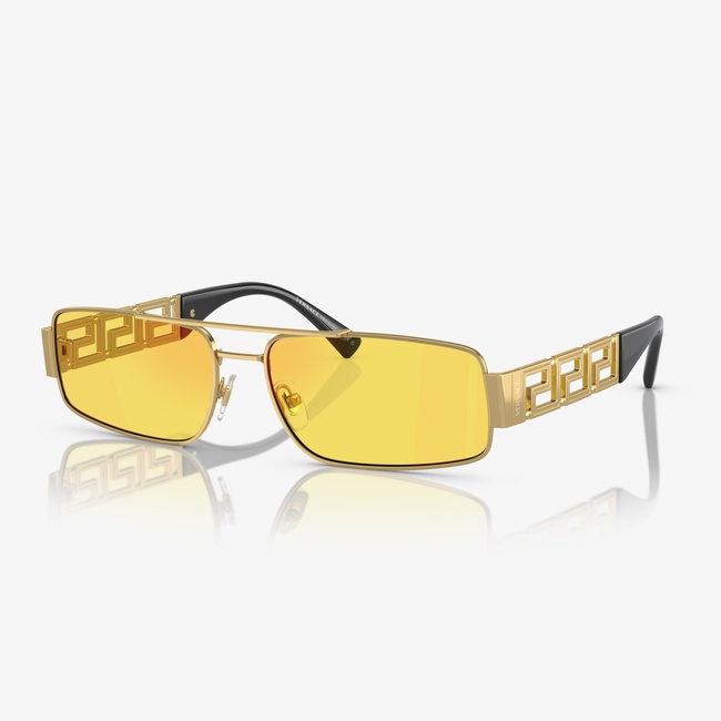  VERSACE 0VE2257 Erkek Altın Rengi Güneş Gözlüğü