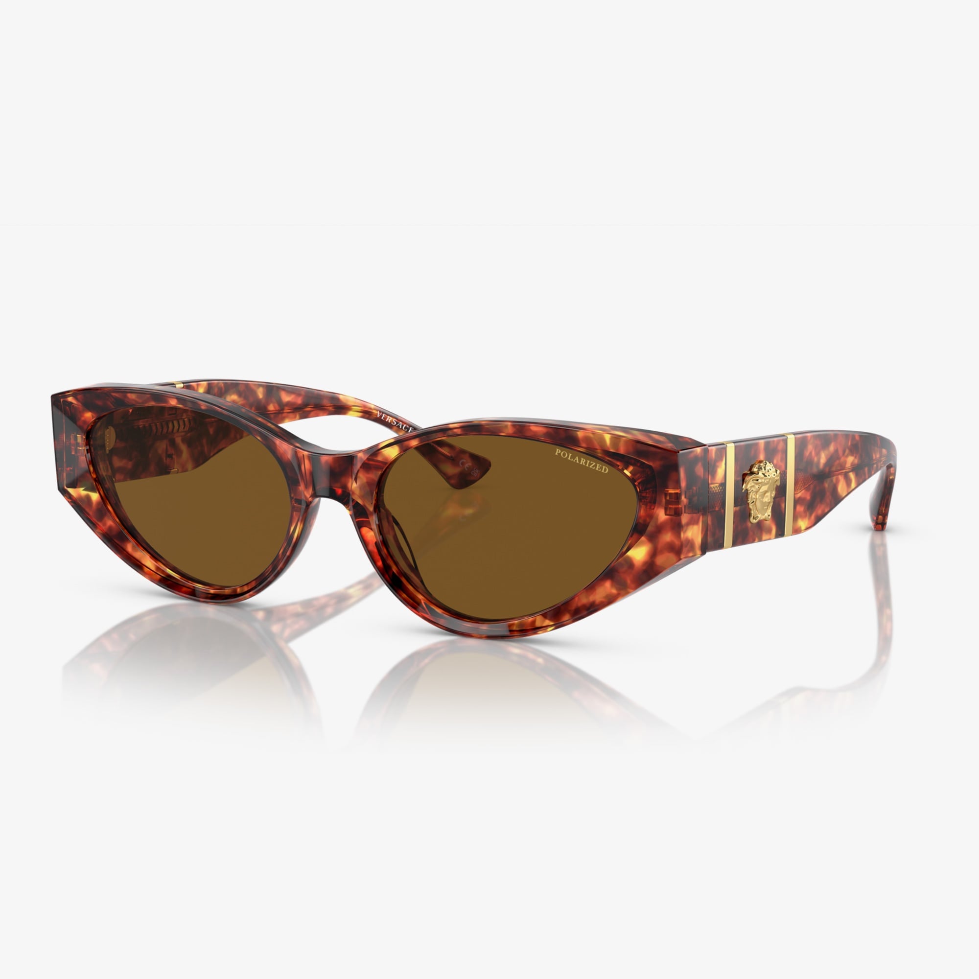 VERSACE 0VE4454 Kadın Kahverengi Güneş Gözlüğü