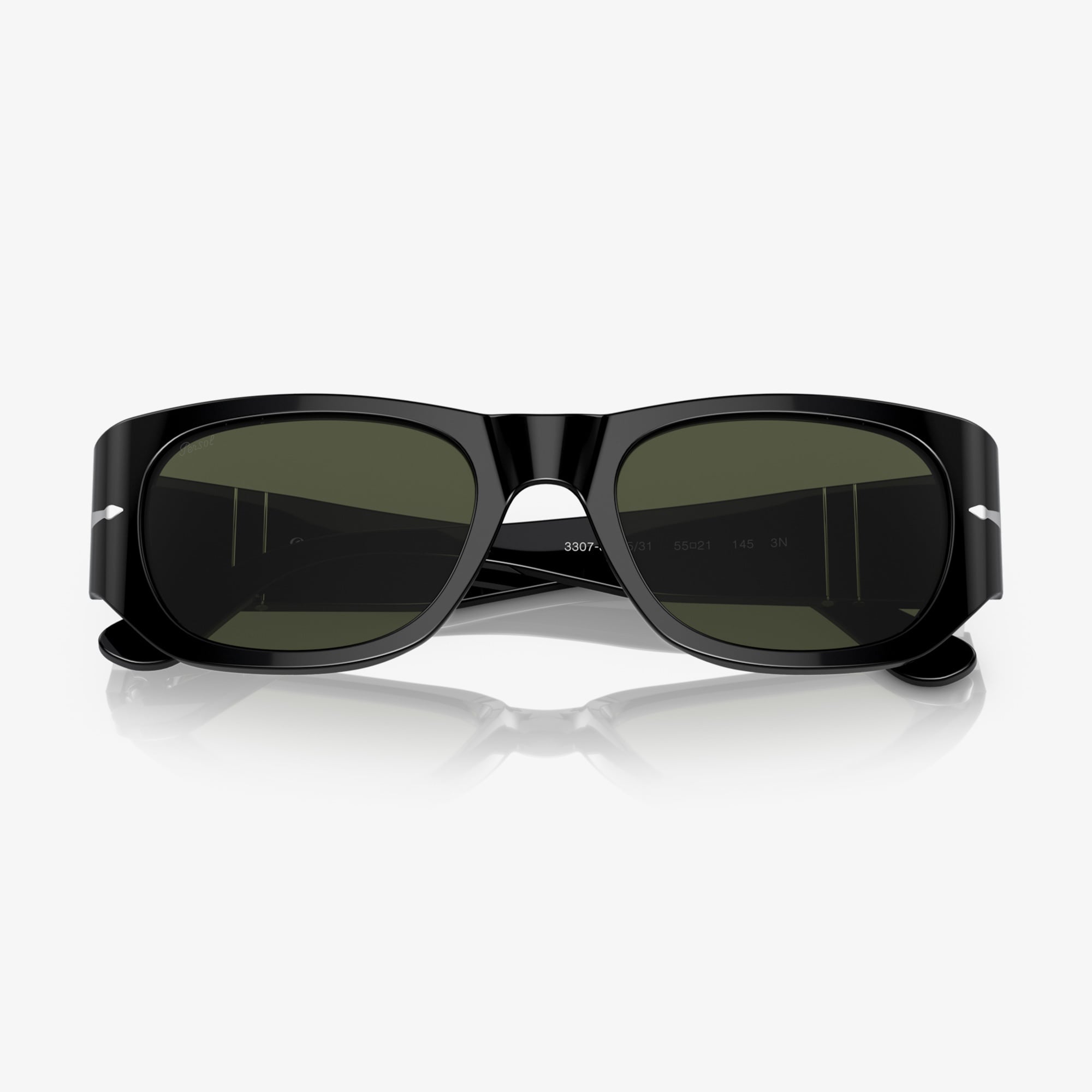 PERSOL 0PO3307S Unisex Siyah Güneş Gözlüğü