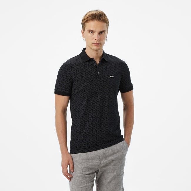  Boss Paddy Erkek Siyah Polo