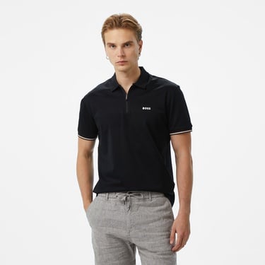 Boss Philix Pima Erkek Siyah Polo