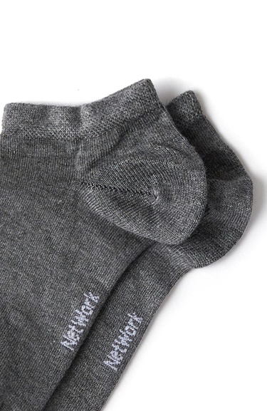  Network Erkek Beyaz Gri 2li Bambu Çorap Seti