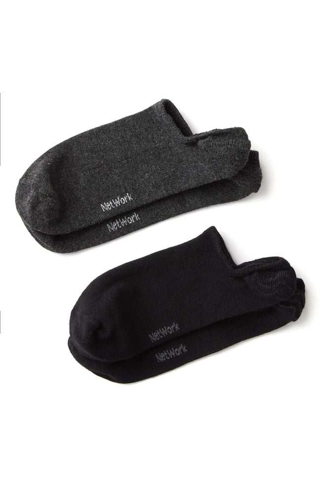  Network Erkek Siyah Antrasit 2li Bambu Çorap Seti