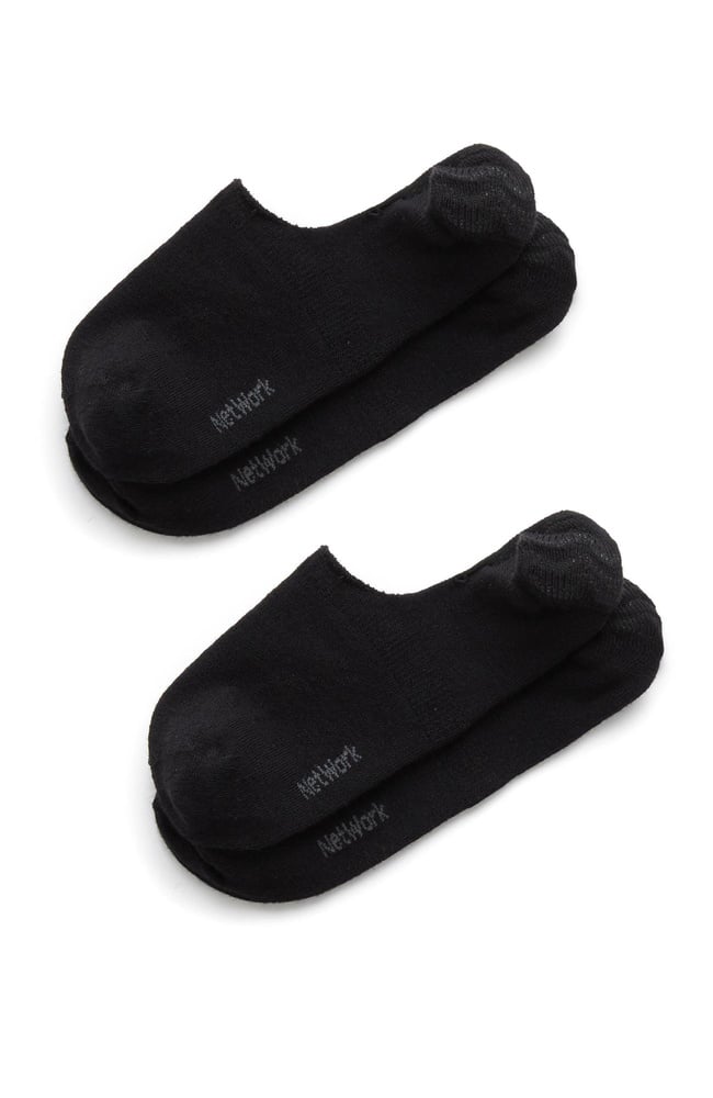  Network Erkek Siyah 2li Bambu Çorap Seti
