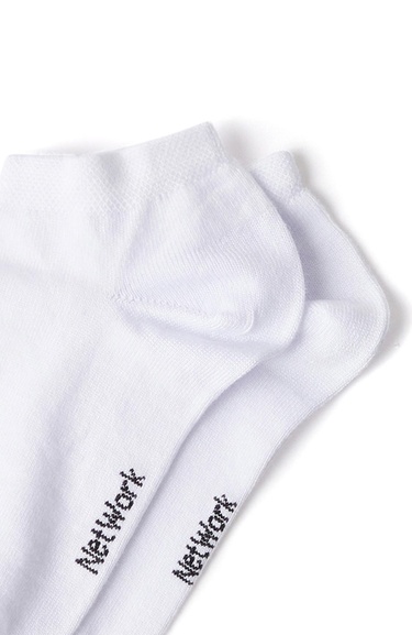  Network Erkek Lacivert Beyaz Bambu 2li Çorap Seti