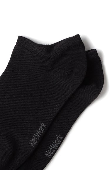  Network Erkek Siyah 2li Bambu Çorap Seti