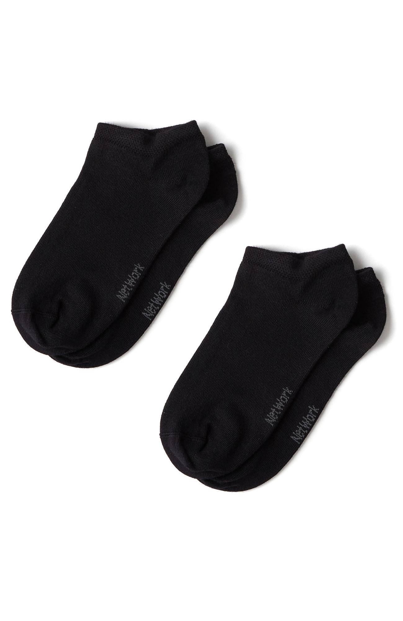  Network Erkek Siyah 2li Bambu Çorap Seti